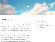 Tablet Screenshot of andrewweathers.com